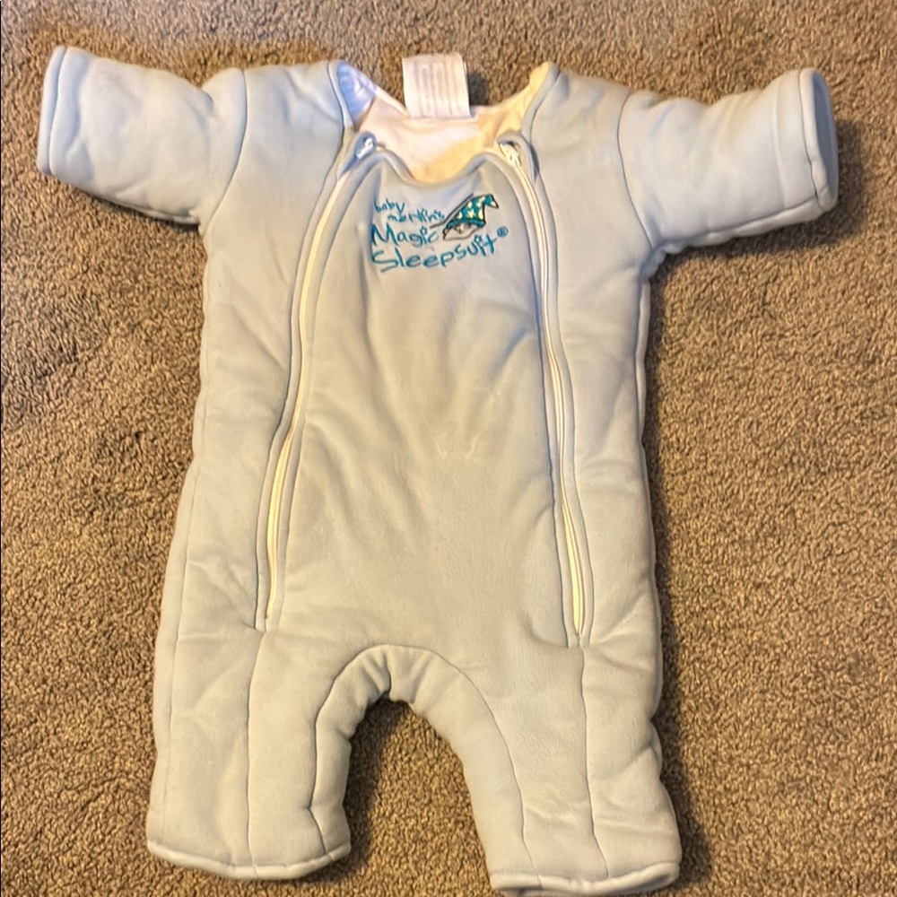 Merlin Magic Sleepsuit Light Blue - size small